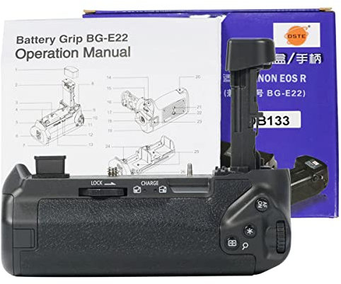 DSTE-UK With Shutter BG-E22 Specific Battery Grip Compatible for EOS R