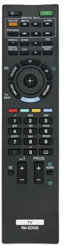 RM-ED035 Sub RM-ED039 Replacement Remote Control Fit for Sony LCD TV KDL-32EX403 KDL-32EX503 KDL-32EX504 KDL-32EX505 KDL-32EX603 KDL-32EX711 KDL-32EX716 KDL-32NX503 KDL-37EX500 KDL-37EX503