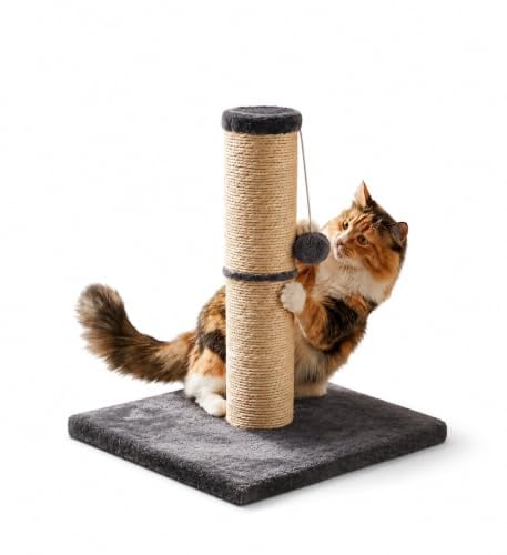 Cat Scratching Post Modern cat furniture Cat scratch tower Stable and Strong Vertical Pole and Soft Plush Base