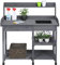 Yaheetech Table de Préparation pour Semis en Bois Plan de Travail avec Tiroirs Amovibles et Etagères de Rangement en Bois Gris