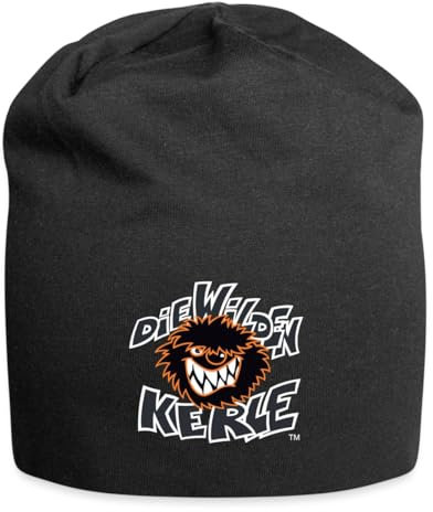 Spreadshirt Die Wilden Kerle Logo Wild Jersey-Beanie, One Size, Schwarz