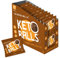 The Protein Ball Co Keto Snacks - Bite-Size Keto Treats - 100% Natural, Low Carb, Low Sugar, High Fibre Sweet Treats - Plant-Based & Gluten Free - Classic Choc Brownie, Pack of 20 x 25g