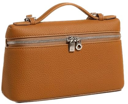Vhitler Crossbody Handtasche für Frauen - Designer Geldbörse und Clutch, Braun