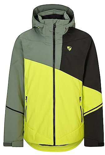 Ziener Herren TIMPA Ski-Jacke/Snowboard-Jacke | atmungsaktiv, wasserdicht, bitter lemon, 58