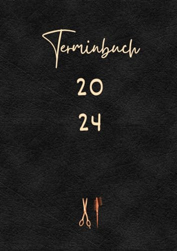 Friseur Terminbuch 2024: Terminplaner Friseur 2024, 1 Woche 2 Seiten 15 min Intervall | Tagesplaner Januar bis Dezember 2024 | Terminkalender mit Uhrzeiten 7 bis 21h Tag | Datum, Din A4.