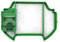 Griglia filtro protezione motore per Vorwerk Folletto VK7 originale - 74750