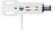 THAKKER HS-10 - Headshell aus leichtem Aluminium - Weiß | SME Anschluss | inkl. Headshell-Kabel