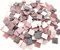 Quarz-Mosaikfliesen, 500 g, 2 cm, mehrfarbige Mosaiksteine, Steine für DIY-Mosaikherstellung, Handwerk, Hobby, Kunst, Heimdekoration (Mix Lila)