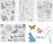 DKDXID 4pcs Clear Stamps Ostern Silikonstempel Set Blumen Silikon Stempel Danke Clear Stempel Silikon Set Silikonstempel Frühling Stempel Glückwunsch Geburtstag Stempel Sprüche für DIY Scrapbooking