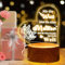 skelo Weihnachtsgeschenke für Mama Mutter, Geschenk für Mama, Geburtstagsgeschenk für Mama, Beste Mama Geschenk, Mutter Geschenk Weihnachten, Personalisiertes LED Acryl Lampe Nachtlicht