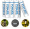 POWJIELI AA Rechargeable Solar Batteries, Ni-Mh 1.2v 600mAh Pre-Charged Double A Battery for Outdoor Solar Garden Landscape Lights(Pack of 8)