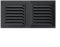 Cubierta de rejilla de ventilación, rejilla de ventilación de 300 x 150 mm con pantalla de insectos, flujo de aire para HVAC, pared lateral de techo (negro)