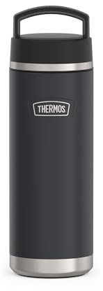THERMOS Icon Beverage Bottle Bouteille isotherme, 0,71 l, en acier inoxydable, 710 ml, chaude 18 h / 24 h froide, passe au lave-vaisselle, entièrement étanche, sans BPA