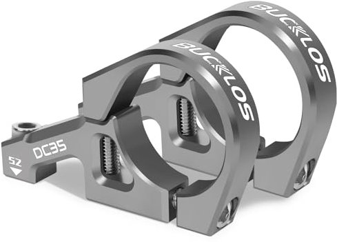 BUCKLOS Direct Mount Mountainbike-Vorbau, 31,8 mm, 35 mm, Lenkerklemme für Dual Crown Gabeln, 2 Stück, leicht, geteiltes Design, MTB-Vorbau für Downhill, All Mountain, Enduro, Freeride