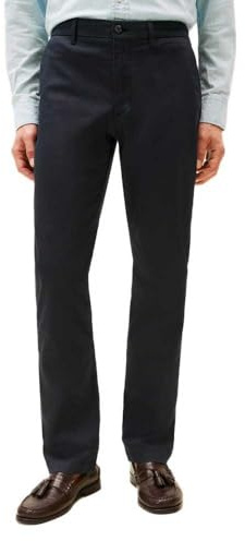 Tommy Hilfiger Herren Chino Hose Denton Printed Structure Straight Fit