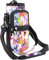 icolor Trinkflaschenhalter Tragetasche für Wasserflasche mit Verstellbar Schultergurt Flaschenhalter mit Phone Taschen,Neopren Trinkflasche Beutel Flaschen Halter (Blume, 32oz(About1000ml))