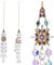 BESPORTBLE 2St Solar Schmuck hochzeitsdeko lichterspiel Sonnenlichtfänger Sonnenscheinfänger Schwimmbad Garten Anhänger mehrere Sonnenfänger für den Garten hängende gartenornamente Kristall