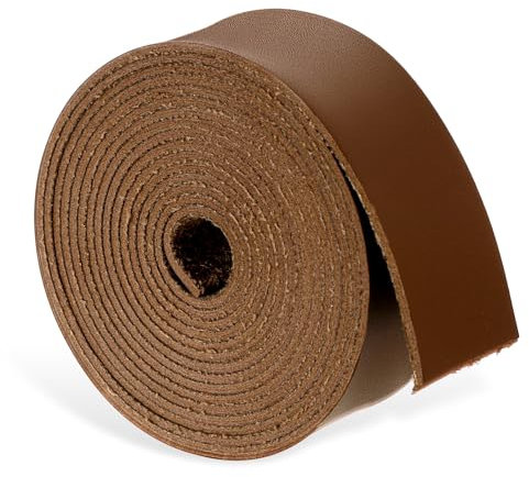 Lederband Braun Flach Lederstreifen Vintage Lederband für DIY Taschengurte Möbelgriffe Breite