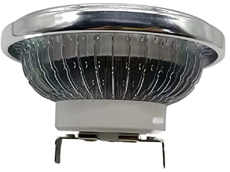 YSJX luci ad ampio voltaggio, Confezione da 4, faretto LED a griglia AR111 G53 10/12W AC85-265V, sorgente luminosa a LED, Lampadine per la casa(Blanc,85-265v 12w)