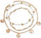 GGUFAY Bracelet de cheville en coquillage bohème pour femme Bracelets de cheville en pierre naturelle Chaîne d'été Plage Pied Chaîne de cheville Bijoux pour filles