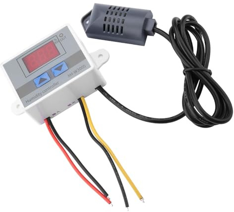 TARSHYRY Humidity Sensor Switch, Digital Hygrometer Digital Humidity Controller XH-W3005 Hygrometer Switch Controller Sensor XH-W3005 LCD (#3)