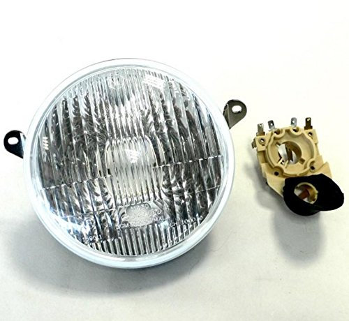 SIEM Scheinwerfer vorne aus Glas für Vespa PX PE 125/150/200 Arcobaleno, Halogen, Rainbow, Motorrad, NEU