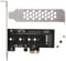 PCI-E to M.2 Expansion Card Extender PCI-E Riser Card Adapter Converter for M2 NGFF NVME Hard Drive