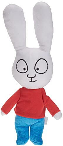 Jemini | Plüschtier Simon der Hase | 27 cm | Treue Darstellung des Helden | offizielles Lizenzprodukt | weiches Plüschtier Baby ab der Geburt | Kuscheltier Simon Anime-Serie | französische Marke |