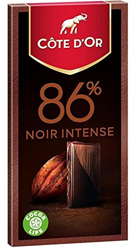 Côte d’Or 86% Noir Intense 100g (lot de 4)