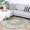FRAAI | Home & Living Teppich Vintage Rund - Wonder Grün - Polypropylen - Kurzflor - Vintage - Orientalisch - Wohnzimmer, Esszimmer, Schlafzimmer - Carpet