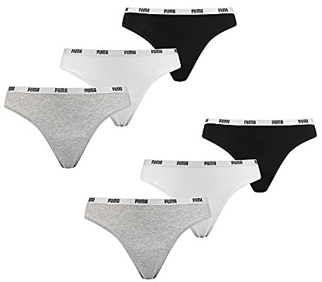 PUMA, Damen String, 6er Pack, Sortiert, XS