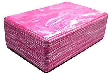 ChengBeautiful Yoga-Stein Yoga Block Foam Roller Yoga Bolster Yoga Zubehör Pilates Schaum Roller Fitness Roller Pilates Fitnessgeräte (Farbe : Pink, Size : 23x15x7.6CM)