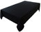 Hochwertige Tischdecke Tischwäsche aus 100% Baumwolle Kollektion Konzept, Farbe & Größe wählbar (Tischdecke - 150x350cm, Schwarz)