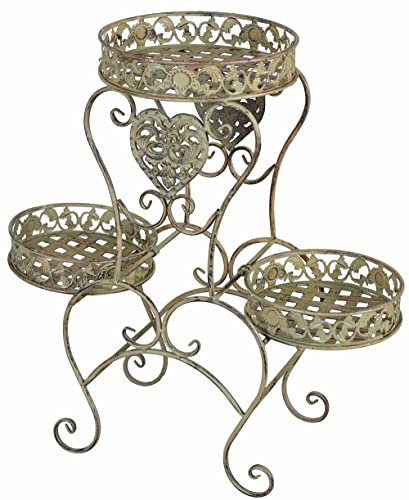 Blumenständer Antik Blumentreppe Blumentopfhalter Eisen Blumenbank 70 cm wk003 Palazzo Exklusiv