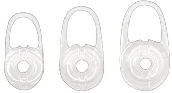 3 Stück Kopfhörer Ohrstöpsel aus weicher Silikon Ersatzteile Mischungsgröße Kompatibel mit Plantronics Voyager Edge V3200/V3240/V3280 Kabellos Bluetooth Headset Transparent