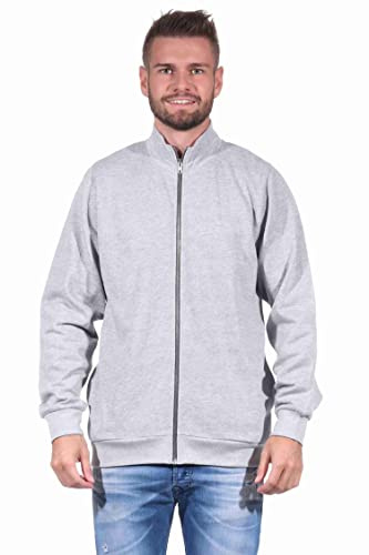 NORMANN-Wäschefabrik Herren Jacke für Hausanzug, Sportanzug oder Jogginanzug Oberteil