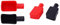 2 Paar Batteriepolabdeckung,Batteriepol Abdeckungen,Batteriepolabdeckung Universal,Auto Batterie Polabdeckung Automotive Ersatz Zubehör(Rot + Schwarz)