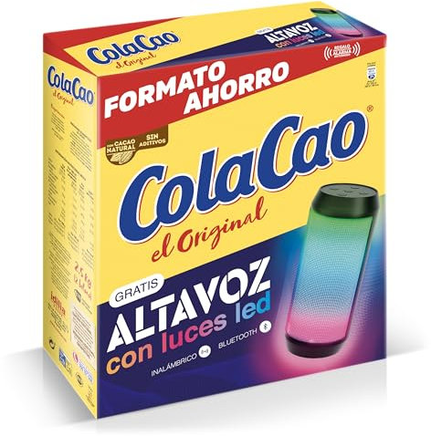 ColaCao, Original, Cacao Soluble Natural sin Aditivos - Formato Ahorro - 2,5kg, El embalaje puede variar