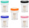 Zsanhua 5 Pieces Contact Lens Barrel Cases, Plastic Portable Contact Lens Cleaner Washer Manual Rotation Contact Lens Cleaning Case for Daily Eyes Care (5 Colors)