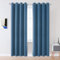 DUALIFE Verdunkelungsvorhänge für Schlafzimmer, 213 cm Länge, 213 cm Länge, für Jungenzimmer, Verdunkelung, Küstenvorhang, Ösen, 132 x 213 cm, 2 Paneele Set