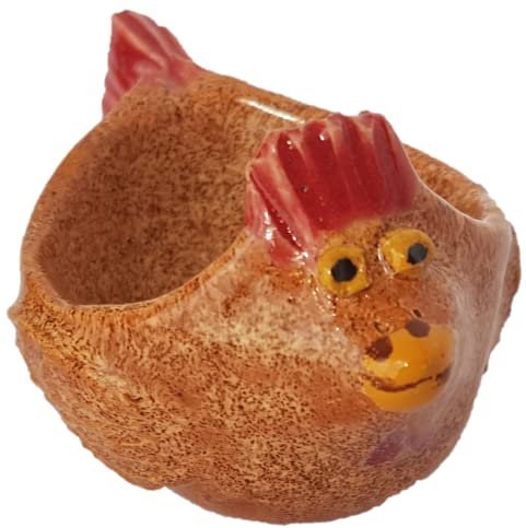 Eierbecher Hühnchen braun