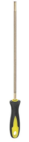 sourcing map Diamond Chainsaw File 7/32(5.5mm) 80 Grits Round Cut Sharpen Rasp with Plastic Handle for Chain Saw Polishing