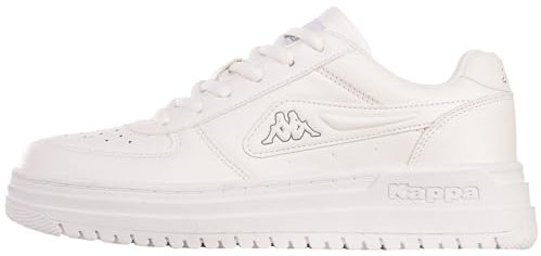 Kappa Unisex BASH DLX Women Sneaker, Weiß, 41 EU