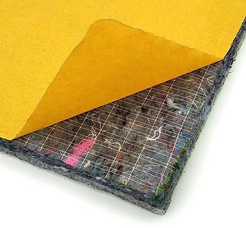Aislante Acústico y Térmico especial insonorización ( 0,5m x 1,2 m) - Aislamiento sonoro con manta autoadhesiva y aluminio - Antihumedades