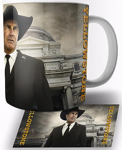 Yellowstone Kevin Costner B Keramik Becher 325ml Tasse Mug