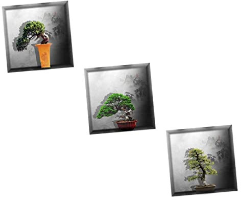 DOITOOL 3stücke Wandaufkleber Wandtattoos Wasserfeste Tapeten Wandbilder Treppenaufkleber Selbstklebend Simulation Dekorative Wasserfest