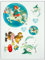 Bügelbilder Set für Textilien DIN A4 Kinder Mädchen Jungen Pferde Weihnachten groß klein Aufbügelbild zum aufbügeln verschiedene Designs (Design 6)