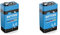 Ansmann Rauchmelder Batterie Extreme Lithium 9V Block 1er Blister (Packung mit 2)