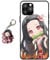 Staremeplz Compatible with Compatible with iPhone 15 Pro Case Anime Design [With Figure Keychain], Soft Silicone Flexible TPU Animation Phone Case for iPhone 15 Pro