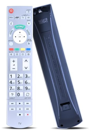 GOUYESHO Telecomando di ricambio N2QAYB000842 per Panasonic Viera TVTX-39ASW504 TX-49DSW504S TX-55DXW654 TX-L50E6E TX-32AS520Y TX-40CXC725 TX-50CS630E TX-55CS630E 55CXC7. 25 per telecomando Panasonic